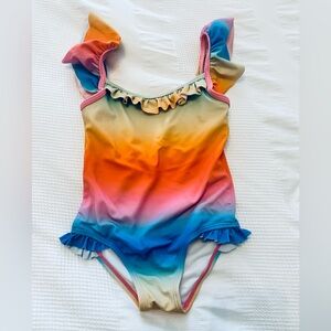 Janie and Jack | girls rainbow bathing suit | size 5